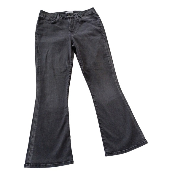 Frame Denim Denim - FRAME Le Crop Mini Boot‎ Jeans 29x26 Brisbane Band Gray Cropped Flare NWOT Denim